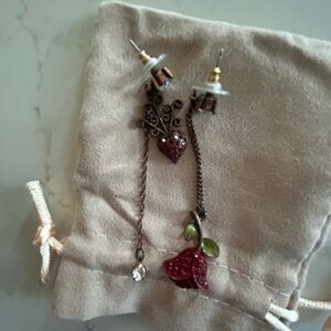 Betsey Johnson long earrings